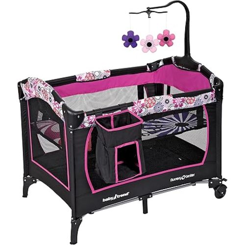 Baby Trend Nursery Center® Playard, Floral Garden