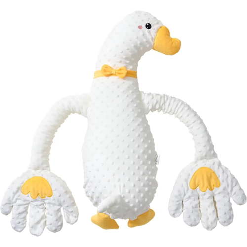 Patting Pillow Soother, Giant White Goose Large Plush Doll, Adjustable Mode Interactive Plush, for Home Decor & Daily Companion