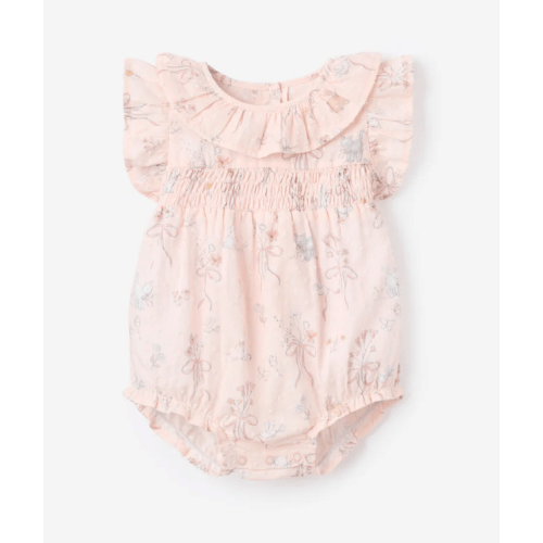 Fleur de Provence Smocked Bubble – Elegant Baby