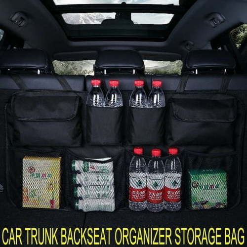 XUKEY Car Trunk Backseat Storage Bag Organizer Oxford Cloth Universal Adjustable Box