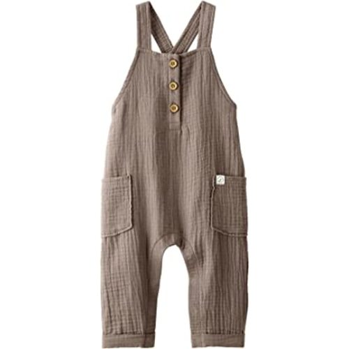 Carter's baby-girls Baby Organic Cotton Gauze Overall Jumpsuit