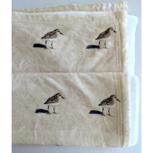 Sandpipers Super Soft Plush Blanket/ Throw