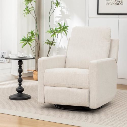 Glider Recliner Chairs, Nursery Rocking Chairs, Gray