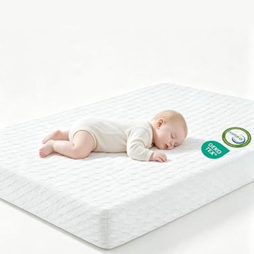 Pack and Play Mattress Pad, 38"x26" Dual Sided Memory Foam Pack N Play Mattresses with Removale Washable Cover, Breathable Mattress for Pack N Play Mattress for Toddler