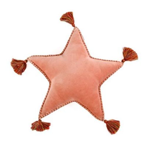 16" Star Shape Throw Pillow Blush - National Tree Company