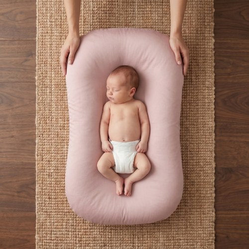 Little Manta Pastel Baby Lounger Nest