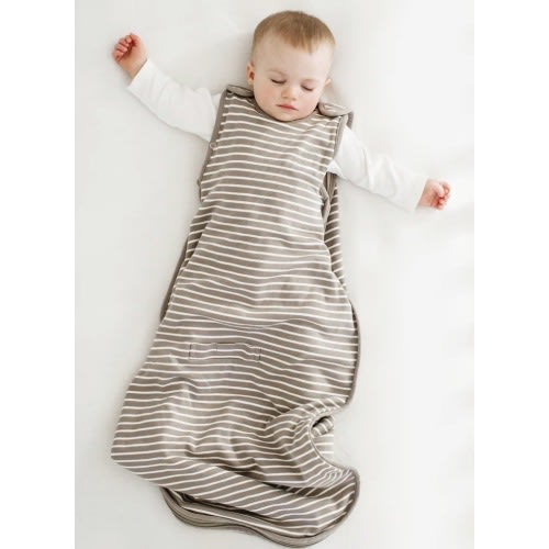 Woolino, 4 season Ultimate Baby Sleep Bag, Merino Wool & Organic Cotton - Earth Color, baby-2 years