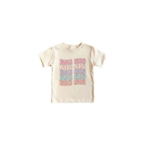 Big Sis Groovy Tee | Natural