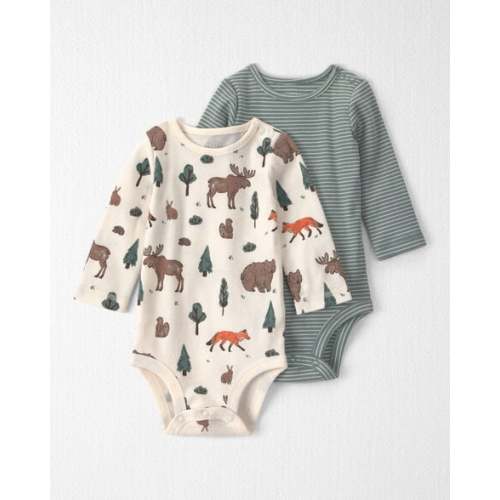 Baby 2-Pack Organic Cotton Bodysuits - Little Planet | Carter's