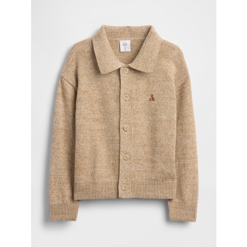 Baby & Toddler Collared Button-Front Sweater