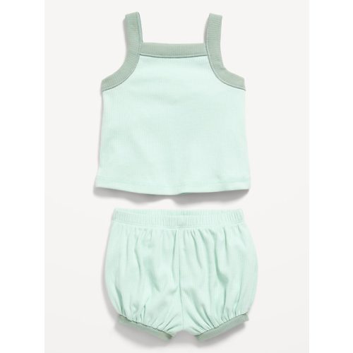 Ribbed Cami Tank and Shorts Set for Baby