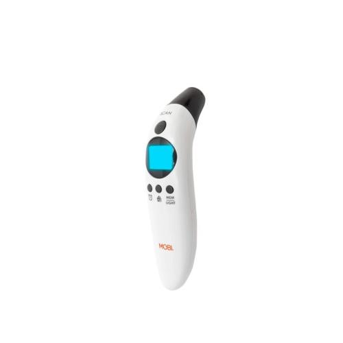 Mobi Dual Scan Baby Thermometer - Ear & Forehead, Food/bottle Mode, 19-reading Memory
 - White