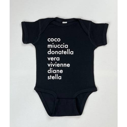 Mini Fashionista Baby Girl Onesie Fashion Designer Onesie | Cute Gifts for Girls | Baby's 1st Birthday Outfit | Mommy and Me Shirt