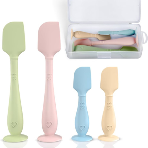 4-Pack Diaper Cream Spatula with Travel Case