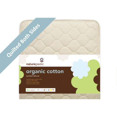 Naturepedic Organic Cotton 252 Quilted Deluxe Crib Mattress