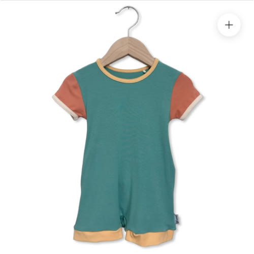 Blush and Breeze Shorty Romper