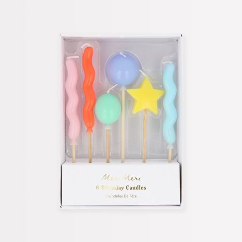 Meri Meri Balloon Candles (Pack of 6)