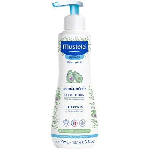 Mustela Hydra Bebe Body Lotion - Daily Moisturizing Baby Lotion with Natural Avocado, Jojoba & Sunflower Oil – Various Sizes