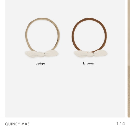 Little Knot Headband || Natural – Quincy Mae