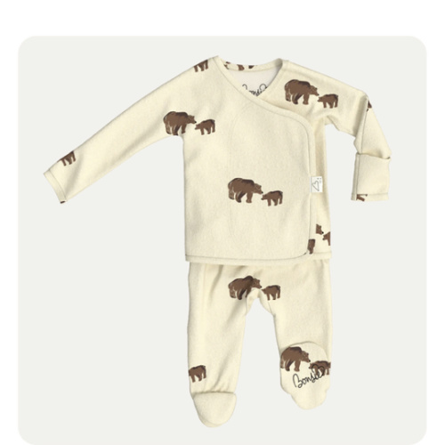 Footie - Mama Bear – Bonsie Skin to Skin Babywear