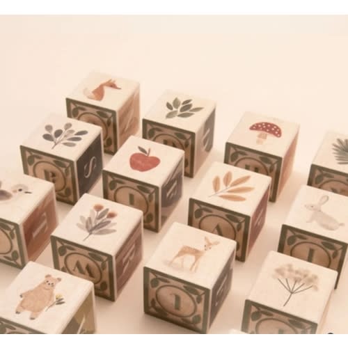 Watercolor ABC Blocks