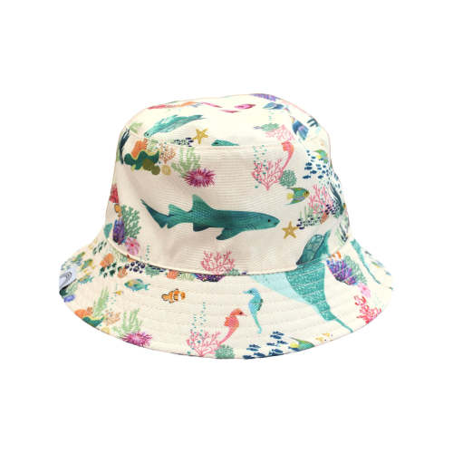 Coral Reef Reversible Bucket Hat