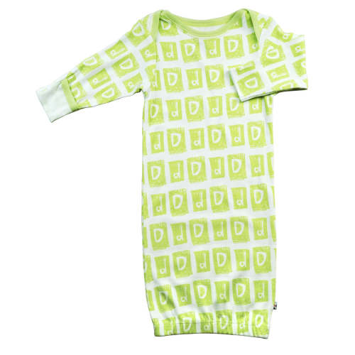 Alphabet Letter Gown/Sleep Sacks