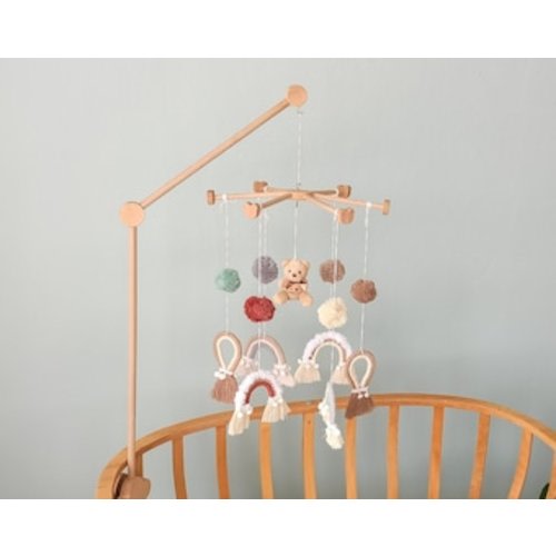 Baby Crib Mobile Hanger, Baby Crib Mobile Arm Made of Natural Wood, Baby Mobile Crib Holder for Nursery, Natural Baby Gift, - Etsy