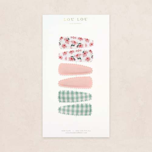 Scallop Snap Pack - Poppy Gingham