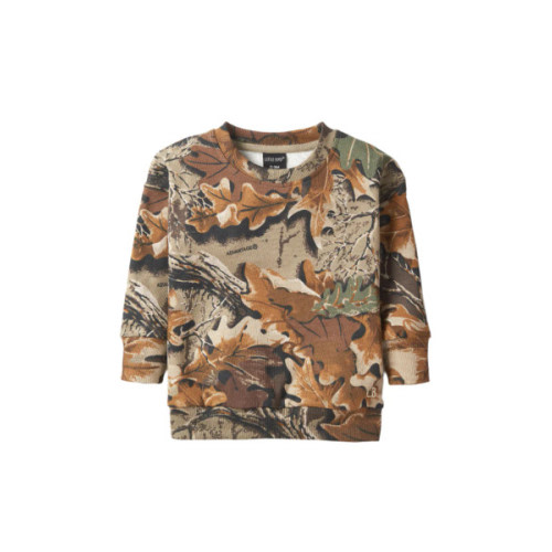 Little Bipsy Kid's Camo Long Sleeve Crewneck T-Shirt | Realtree Advantage Classic