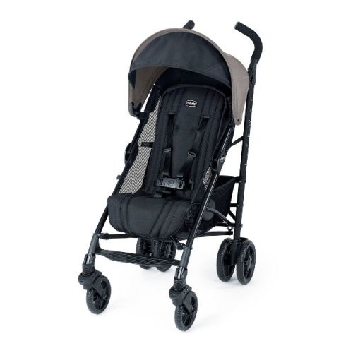 Chicco Liteway Stroller - Dune: Umbrella, Folds for Easy Transport, EVA Flat-Free Tires, Metal Frame