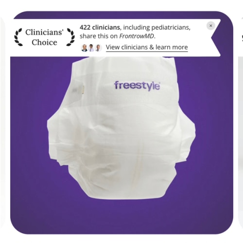 Freestyle Skin❤️Shield Diapers: NB+1 (One Month Supply - 198 diapers