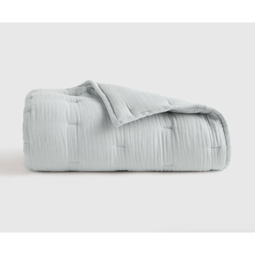 Organic Airy Gauze Toddler Quilt in Mist