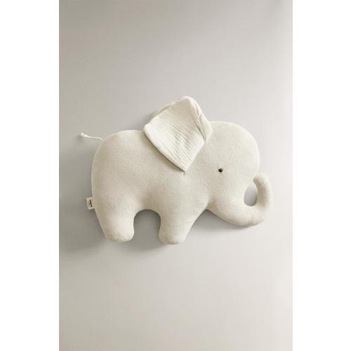 CHILDREN'S ELEPHANT THROW PILLOW