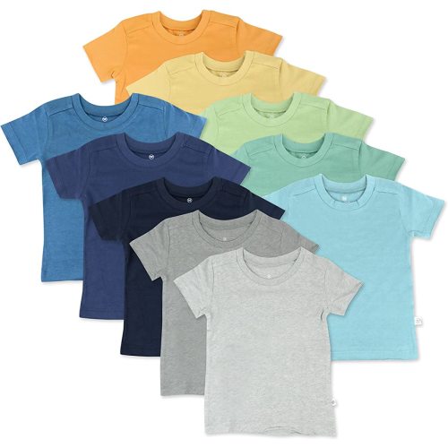 HonestBaby Organic Cotton T-Shirt Multipack 12mo