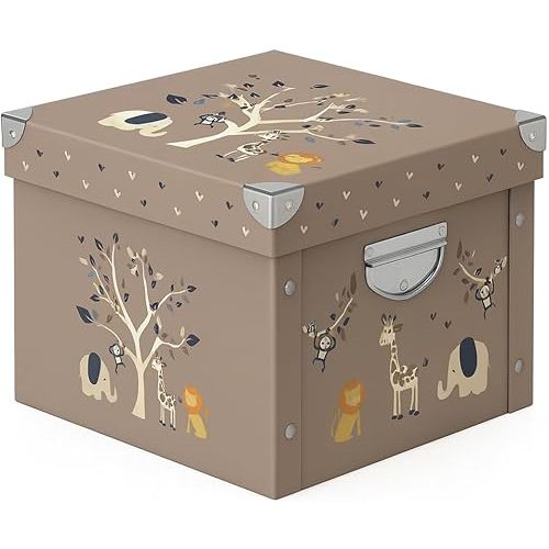 GroWings Baby Keepsake Box - Large Memory Storage for Newborns, Suitable for Boys and Girls, Strong, Durable, and Collapsible Gifts