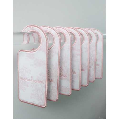 Toile Nursery Closet Dividers, Personalized Baby Closet Organizers, Toile Baby Clothes Dividers, Heirloom Nursery Organization Set
