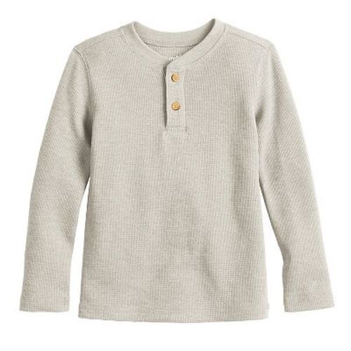 Toddler Boys Jumping Beans® Long Sleeve Thermal Henley Tee