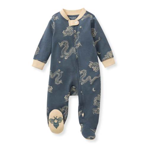 Sea Dragons Organic Cotton Sleep & Play – Burt's Bees Baby, Size 0-3 Months