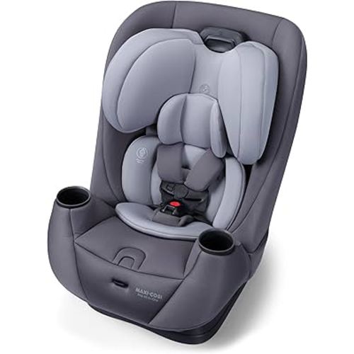 Maxi-COSI Pria All-in-One Convertible Car Seat, Infant to Toddler Car Seat, Easy-Install Harness, Machine-Washable Cover, 5-100 lbs, Sea Salt