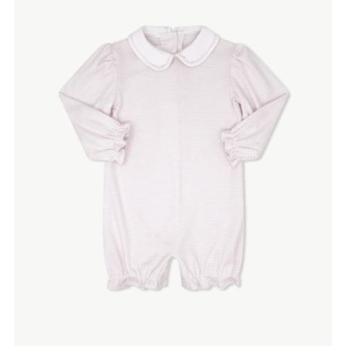Precious Play Bubble Long Sleeve - Pensacola Pink Ministripe