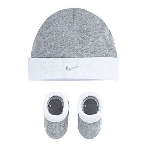 Baby Nike Swoosh Hat & Bootie Socks Set