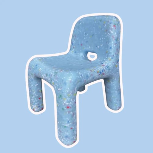 Confetti Kids Chair | Blueberry
