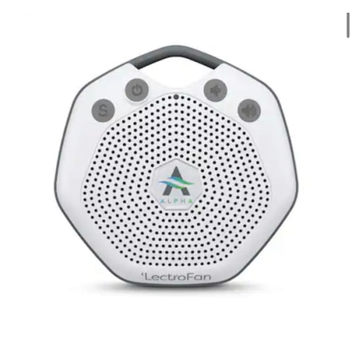 Adaptive Sound Technologies - LectroFan Alpha Portable Sleep Sound Machine - Rechargeable White Noise Machine - 7 Non-Looping Sounds