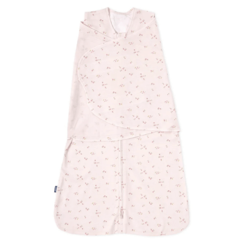 Pink Floral Cotton Swaddle Newborn | HALO