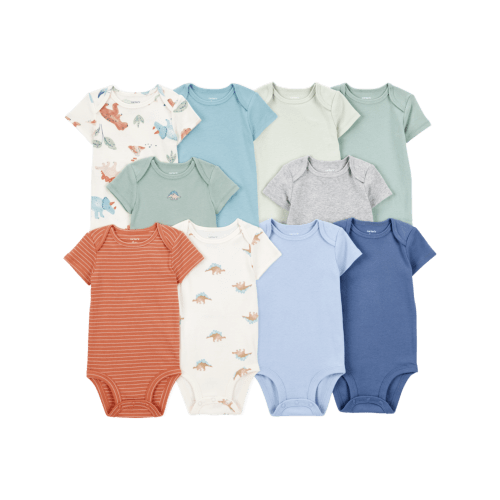 Baby 10-Pack Short-Sleeve Bodysuits | Carter's
