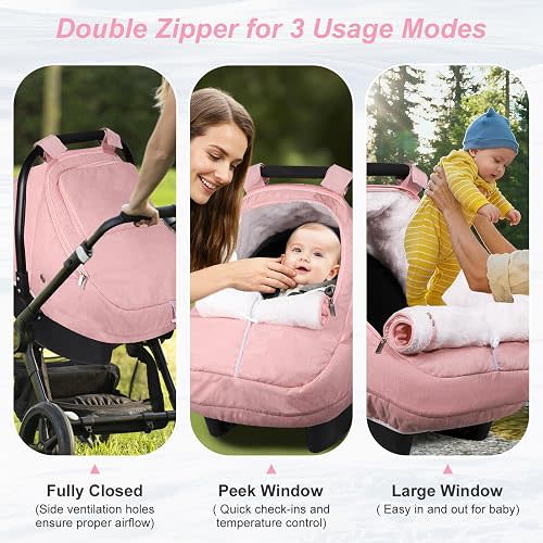 Winter Car Seat Cover with Plush Lining