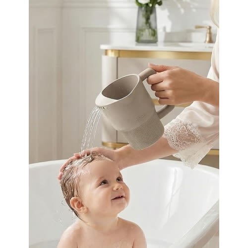 Bath Rinse Cup (in Taupe color)
