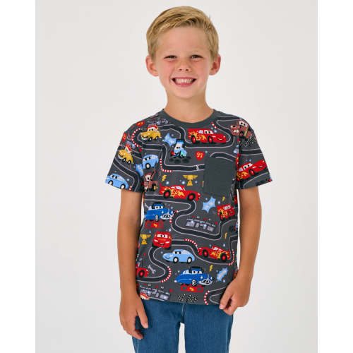 Disney & Pixar Piston Cup Relaxed Pocket Tee | Little Sleepies