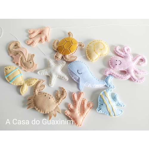 Pastel Colors Under the Sea Garland - Wall Hanging